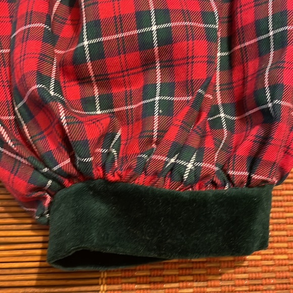 Girls Plaid Holiday Christmas Romper 18 Months - Picture 6 of 16